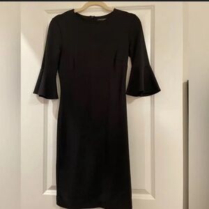 Banana republic 3/4th sleeve black dress size 0